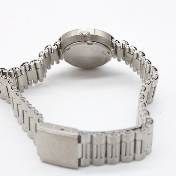 J.B Champion Watch Womens Silver Tone Stainless Steel Classic Black Dial - Picture 7 of 8